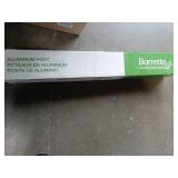 VersaRail 2.5 in. x 2.5 in. x 39 in. Matte Black Aluminum Rail Post with Trim - Retail: $55