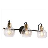 Hedda 23" Wide Black Vanity Light - Retail: $189