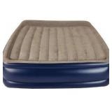 King Size Inflatable Air Mattress Navy blue   - Retail: $69