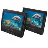 Dual Screen Portable DVD Player Set 10