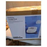 Memory Foam Filled Bean Bag Chair with Corduroy Cover Cream - Room Essentials - Retail: $85