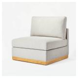 Woodland Hills Modular Armless Sectional Chair Light Gray - Threshold designed with Studio McGee - Retail: $500