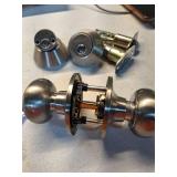 Hartford Satin Nickel Combo Pack with Double Cylinder Deadbolt-(Comes with only one key)