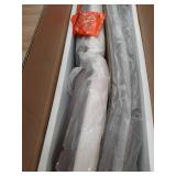 Buylateral Set of 2 Westbury Traditional Cane Dining Chairs Walnut/Cream: Rubberwood Frame, Linen Upholstery - Retail: $280