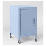 Metal Rolling Locker Storage Cabinet with Lock- Room Essentials - Retail: $60
