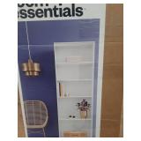 5 Shelf Bookcase White - Room Essentials: Modern Style, Wood Composite, Open Shelving, 71.18" Tall - Retail: $70