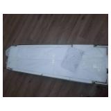 Ellery Luxe TV Stand for TVs up to 60" Black - Threshold: Gold-Finish Legs, Wood Frame, Storage - Retail: $400