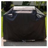 Grill Cover 55in. Easy to Clean Weather Resistant Design Draw String Closure