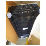 Black Anthracite 5-Tier Steel Wire Shelving Unit (48 in. W x 72 in. H x 18 in. D) - Retail: $149