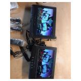 onn 10  1024p Dual Screen DVD Player with Digital Panel  Black - Retail: $125