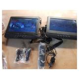 onn 10  1024p Dual Screen DVD Player with Digital Panel  Black - Retail: $125