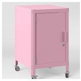 PACK OF 2-Metal Rolling Locker Storage Cabinet with Lock- Room Essentials - Retail: $120