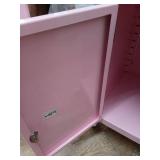 PACK OF 2-Metal Rolling Locker Storage Cabinet with Lock- Room Essentials - Retail: $120