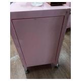 PACK OF 2-Metal Rolling Locker Storage Cabinet with Lock- Room Essentials - Retail: $120