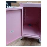 PACK OF 2-Metal Rolling Locker Storage Cabinet with Lock- Room Essentials - Retail: $120