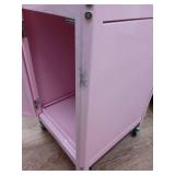 PACK OF 2-Metal Rolling Locker Storage Cabinet with Lock- Room Essentials - Retail: $120