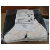 Memory Foam Filled Bean Bag Chair with Corduroy Cover Cream - Room Essentials - Retail: $85