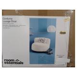 Memory Foam Filled Bean Bag Chair with Corduroy Cover Cream - Room Essentials - Retail: $85