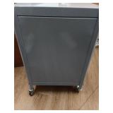 Metal Rolling Locker Storage Cabinet with Lock- Room Essentials - Retail: $60