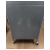 Metal Rolling Locker Storage Cabinet with Lock- Room Essentials - Retail: $60