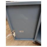 Metal Rolling Locker Storage Cabinet with Lock- Room Essentials - Retail: $60