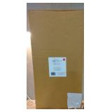 24" Litchfield X-Back Counter Height Barstool Driftwood Brown - Threshold Solid Hardwood, Rustic Farmhouse Style, Footrests - Retail: $190