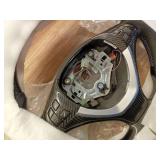 Replacement D Shape Real Carbon Fiber Leather Steering Wheel Compatible With BMW X5 M E70 X6 M E71 2009-2014 (With Paddles) - Retail: $429