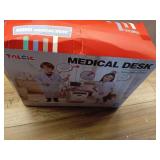 Pink Doctor Kit for Toddlers 3-5, Pretend Doctor Play Set with Cart, Stethoscope and Thermometer, Doctor Kit for Kids 6-8, Role Play Medical Toy