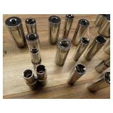 Chrome Socket Set Collection 34 piece  - Retail: $50