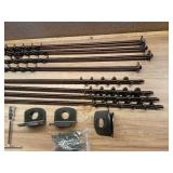 Pack of 8 ,Ground Anchors Screw in, Multi-Purpose Trampoline Stakes Heavy Duty, 3\" Wider Spiral Mobile Home Anchors Hurricane Earth Anchor for Trampoline, Storage Shed, Swing Sets, Carports - Retail: