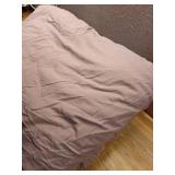 120\"x98\" 1 Pc Super King Plus/Super Oversize King Duvet Cover Only 100% Egyptian Cotton -600 TC Comforter Cover,Zipper Closure & Corner Ties -Fits Only Extra Large Inserts -gray - Retail: $87