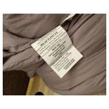 120\"x98\" 1 Pc Super King Plus/Super Oversize King Duvet Cover Only 100% Egyptian Cotton -600 TC Comforter Cover,Zipper Closure & Corner Ties -Fits Only Extra Large Inserts -gray - Retail: $87