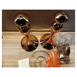 2 Pcs 21.3 inches Tall Crystal Flower Stand Wedding Road Lead Tall Flower Holders Centerpiece Crystal Flower Chandelier Metal Flower Vase for Reception Tables Wedding Supplies - Retail: $107