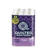 Quilted Northern Ultra Plush Toilet Paper, 32 Mega Rolls = 128 Regular Rolls