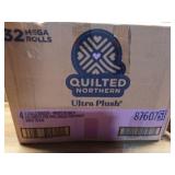 Quilted Northern Ultra Plush Toilet Paper, 32 Mega Rolls = 128 Regular Rolls