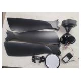 Modern Ceiling Fan Parts Set with Light Kit - Retail: $75