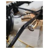 Modern Black Crystal Round Chandelier - Retail: $162