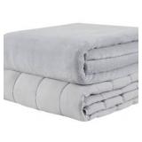 Anfie 30lbs Weighted Blanket Grey 60