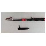 Telescopic Fishing Rod with Red Accents - Retail: $25