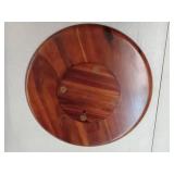 Round Cedar Wood Lazy Susan  - Retail: $45