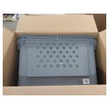 Petmate Sky Kennel IATA 48  Jumbo Plastic Dog Crate Travel Pet Carrier for Dogs 90-125 lb  Gray  Pack of 1 - Retail: $580