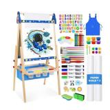 Kids Art Easel Set with Accessories - Retail: $127
