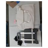 Rolling Garment Bag Set - Actual Color is Light Beige (see photos) & Doesn