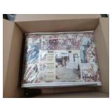 Elegant Beige-Blue Medallion Area Rug 8