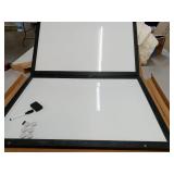 Hidden Magnetic Dry Erase Board with Black Frame 20x20 - Retail: $89