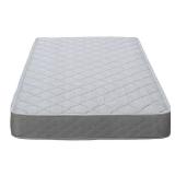 Twin Size Quilted Mattress with Grey Base - Retail: $75