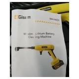 Gisam 1015PSI Cordless Pressure Washer Kit - Retail: $57