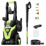 PowRyte Electric Pressure Washer with Foam Cannon - Tested,  Powers On  - Retail: $179