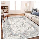 Elegant Persian-Style Area Rug 8x10 - design may vary from stock photo - Retail: $109