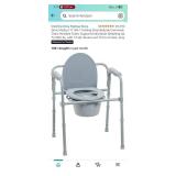 Drive Medical Folding Bedside Commode Chair - Retail: $45